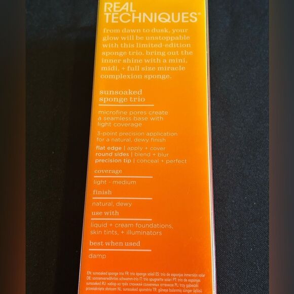 🌻Real Techniques Sunsoaked Sponge Trio New - Picture 6 of 9